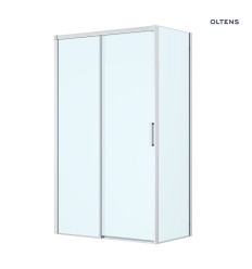 Kabina prysznicowa 120x80 cm prostokątna chrom/szkło przezroczyste Breda Oltens (20223100)