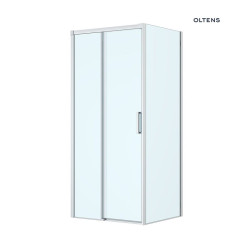 Kabina prysznicowa 100x90 cm prostokątna chrom/szkło przezroczyste Breda Oltens (20224100)