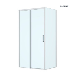 Kabina prysznicowa 110x90 cm prostokątna chrom/szkło przezroczyste Breda Oltens (20225100)