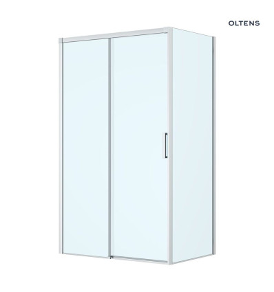Kabina prysznicowa 120x90 cm prostokątna chrom/szkło przezroczyste Breda Oltens (20226100)