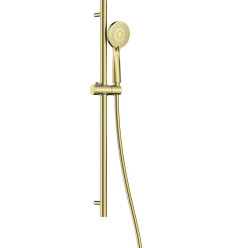 Zestaw prysznicowy 3-funkcyjny z drążkiem złoto szczotkowane Arnika Deante (NQA R51K)