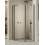 Kabina kwadratowa 90x90 New Soleo Gunmetal Brushed New Trendy (K-2183)