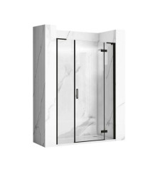 Drzwi wnękowe 110x200 Hugo Black Rea (REA-K6603 + REA-K6606)