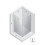 Kabina kwadratowa 70x70 New Soleo Gunmetal Brushed New Trendy (K-2125)