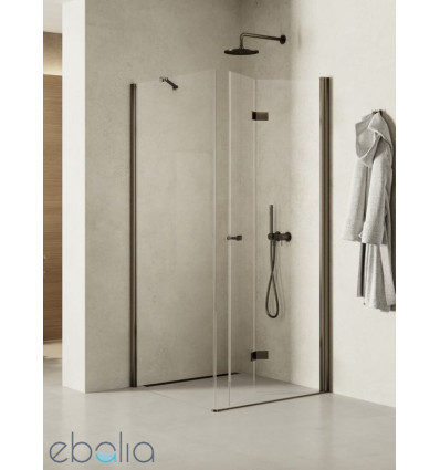 Kabina kwadratowa 70x70 New Soleo Gunmetal Brushed New Trendy (K-2125)