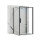 Kabina prysznicowa 100x80 Rapid Slide Black Rea (REA-K6400 + REA-K6421 + REA-K5670)