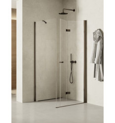 Kabina kwadratowa 70x70 New Soleo Gunmetal Brushed New Trendy (K-2125)