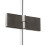 Kabina kwadratowa 70x70 New Soleo Gunmetal Brushed New Trendy (K-2125)
