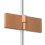 Kabina kwadratowa 70x70 New Soleo Copper Brushed New Trendy (K-2281)