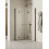 Kabina kwadratowa 70x70 New Soleo Gunmetal Brushed New Trendy (K-2125)