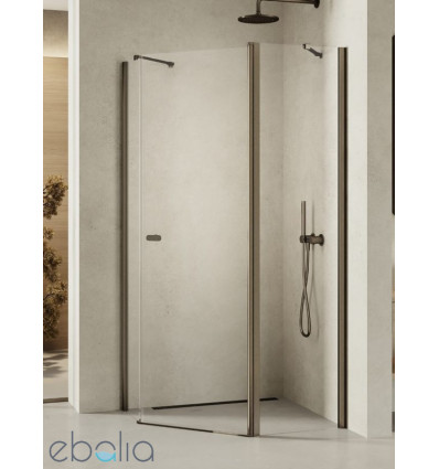 Kabina kwadratowa 70x70 New Soleo Gunmetal Brushed New Trendy (K-2125)