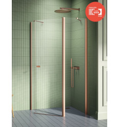 Kabina kwadratowa 70x70 New Soleo Copper Brushed New Trendy (K-2281)