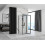 Kabina prysznicowa 80x80 Rapid Fold Black Rea (REA-K6418 + REA-K6421 + REA-K5670)