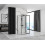 Kabina prysznicowa 80x80 Rapid Fold Black Rea (REA-K6418 + REA-K6421 + REA-K5670)