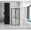 Kabina prysznicowa 80x80 Rapid Fold Black Rea (REA-K6418 + REA-K6421 + REA-K5670)