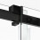 Kabina prostokątna 100x80 Softi Black New Trendy (EXK-3965)