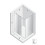 Kabina prostokątna 100x80 Softi Black New Trendy (EXK-3965)