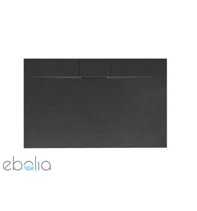 Brodzik prostokątny 80x100 Bazalt Long Black Rea (REA-K3323)