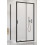 Kabina prysznicowa 100x80 Alienta Black DWJ+S Radaway (10260100-54-01 + 10270080-54-01)