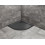 Brodzik półokrągły 80x80 Doros A Stone czarny Radaway (SDRA8080-01-54S)