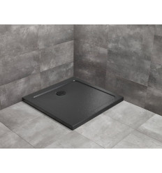 Brodzik kwadratowy 80x80 Doros C Stone Black Radaway (SDRC8080-01-54S)