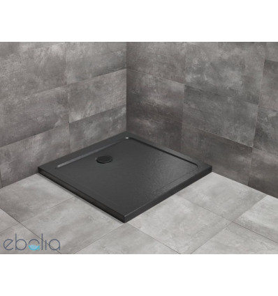 Brodzik kwadratowy 80x80 Doros C Stone Black Radaway (SDRC8080-01-54S)