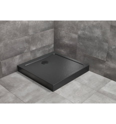 Brodzik kwadratowy 80x80 Doros C Compact Stone Black Radaway (SDRC8080-05-54S)