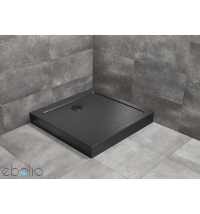 Brodzik kwadratowy 80x80 Doros C Compact Stone Black Radaway (SDRC8080-05-54S)
