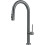 Bateria kuchenna z wyciąganą wylewką titanium Olfato Deante (BQO D72M)
