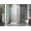 Kabina prysznicowa 80x70 Nes Brushed Gold KDJ I Radaway (10022080-99-01L + 10039070-01-01)