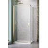 Kabina prysznicowa 80x70 Nes Brushed Gold KDJ I Radaway (10022080-99-01L + 10039070-01-01)