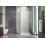 Kabina prysznicowa 80x70 Nes Brushed Gold KDJ I Radaway (10022080-99-01R + 10039070-01-01)