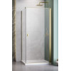 Kabina prysznicowa 80x70 Nes Brushed Gold KDJ I Radaway (10022080-99-01R + 10039070-01-01)