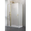 Kabina prysznicowa 80x70 Nes Brushed Gold KDJ II Radaway (10032080-99-01L + 10039070-01-01)