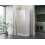 Kabina prysznicowa 80x70 Nes Brushed Gold KDJ II Radaway (10032080-99-01L + 10039070-01-01)