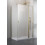 Kabina prysznicowa 80x70 Nes Brushed Gold KDJ II Radaway (10032080-99-01R + 10039070-01-01)
