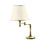 Klasyczna łamana duża lampa gabinetowa złota patynowana Classic Jupiter (p.CLL ł)