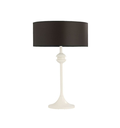 Klasyczna lampa gabinetowa biała Kaszmir Jupiter (KS L bi)