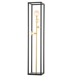 Nowoczesna lampa podłogowa czarna 4-punktowa satynowana Neptun Jupiter (NT P ms)