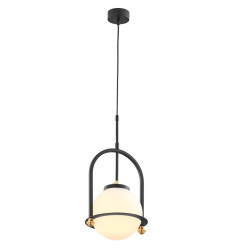 Lampa 1-punktowa czarna Rosso Jupiter (RO 1 cz)