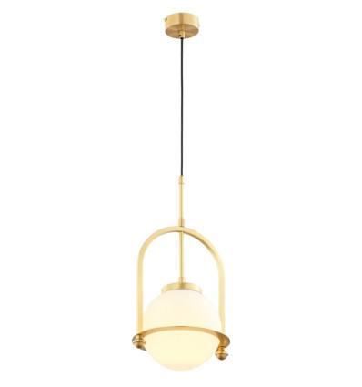 Lampa 1-punktowa mosiądz czerń Rosso Jupiter (RO 1 ms)