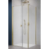 Kabina prysznicowa 100x70 Nes Brushed Gold KDS I Radaway (10023100-99-01L + 10043070-99-01)