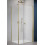 Kabina prysznicowa 100x70 Nes Brushed Gold KDS I Radaway (10023100-99-01R + 10043070-99-01)