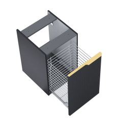 Komoda 40 z koszem cargo Soho black mat Elita (RE080402047160)