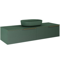 Komoda 160 slim 2S Soho forest green mat Elita (RE081604047010)
