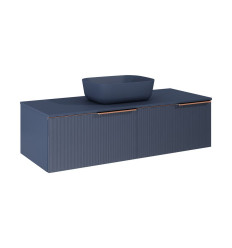 Komoda 120 slim 2S Soho navy blue mat Elita (RE081204047030)