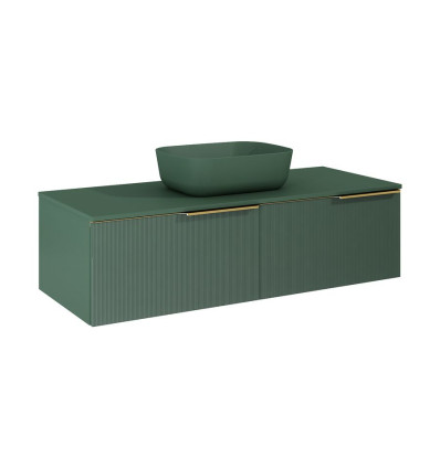Komoda 120 slim 2S Soho forest green mat Elita (RE081204047010)