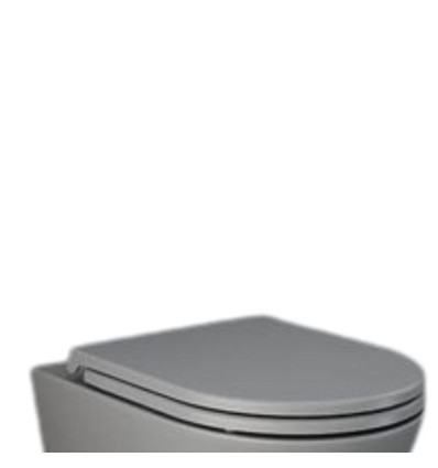 Deska wc slim wolnoopadająca szary mat Feeling RAK Ceramics (RSTSC3901503)