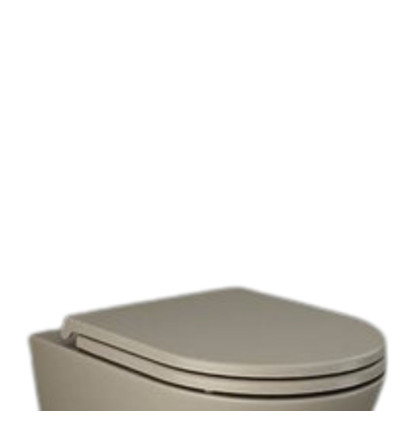 Deska wc slim wolnoopadająca cappuccino mat Feeling RAK Ceramics (RSTSC3901514)