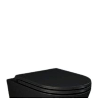 Deska wc slim wolnoopadająca czarny mat Feeling RAK Ceramics (RSTSC3901504)